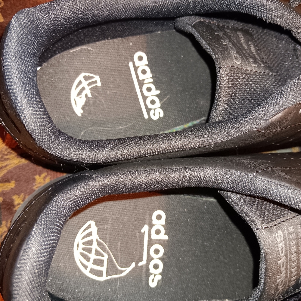 2021 Adidas Advantage Shoes/Sneakers (HO0570) Preowned Black Color Men's Sz 11 - Picture 5 of 13